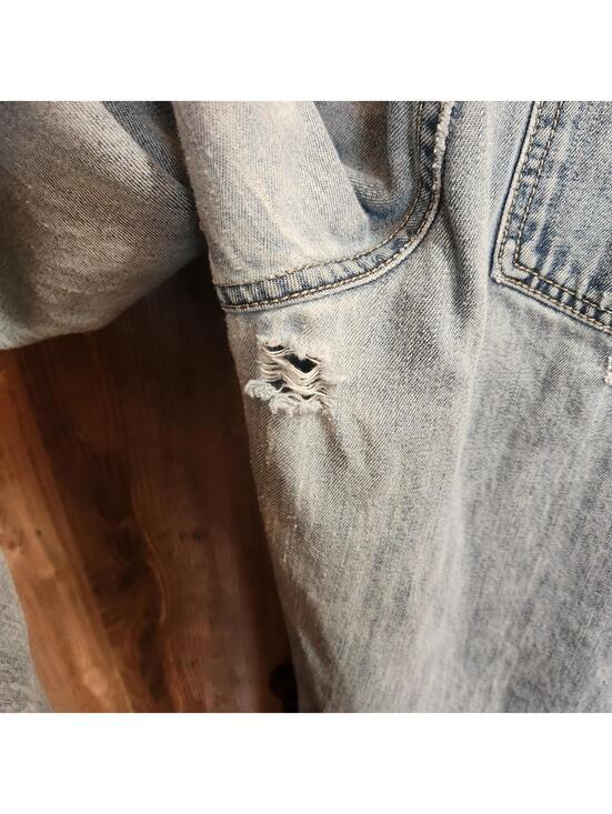 Ecko Unltd Denim Blue Jeans Size 38x36 VTG Destroyed Thrashed Y2K Baggy Skater - Picture 6 of 9